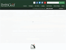 Tablet Screenshot of florida-golf.org